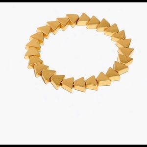 Madewell triangle bead stretch bracelet